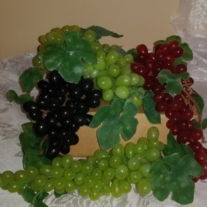 Lot of faux grapes